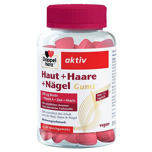 DOPPELHERZ Haut+Haare+N&auml;gel Gums