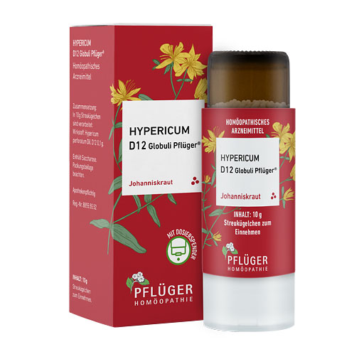 HYPERICUM D 12 Globuli Pfl&uuml;ger Dosierspender