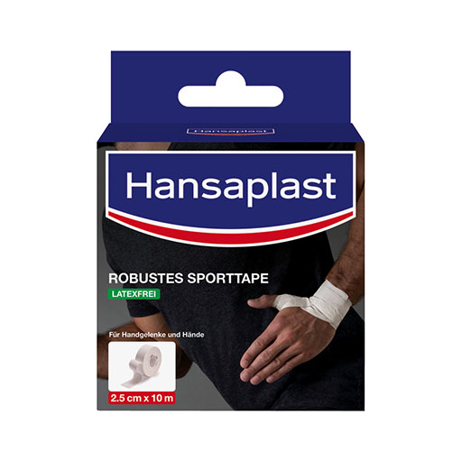 HANSAPLAST robustes Sporttape 2,5 cmx10 m weiß