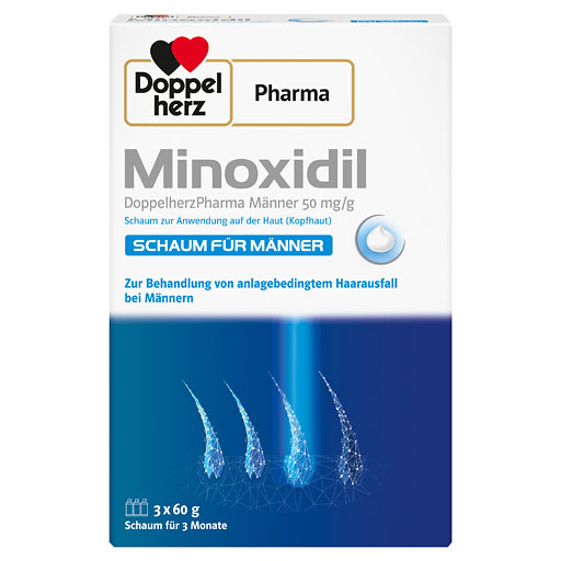MINOXIDIL DoppelherzPharma M&auml;nner 50 mg/g Schaum