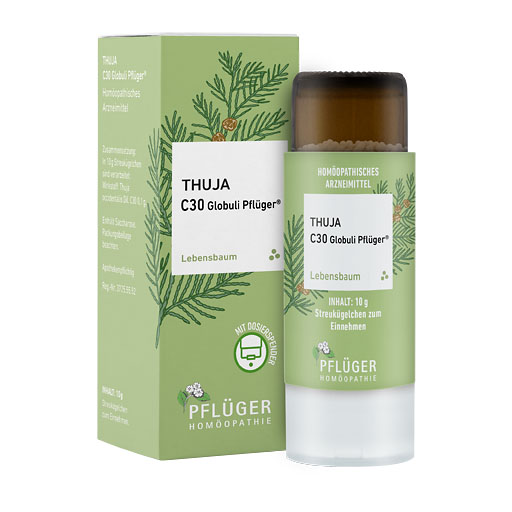 THUJA C 30 Globuli Pfl&uuml;ger Dosierspender