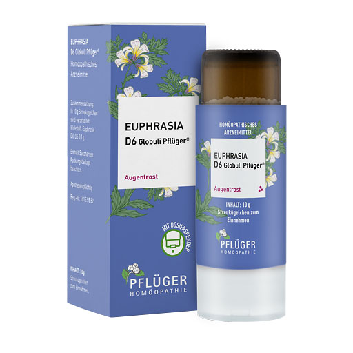 EUPHRASIA D 6 Globuli Pfl&uuml;ger Dosierspender