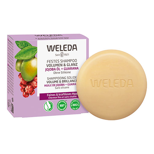 WELEDA festes Shampoo Volumen & Glanz