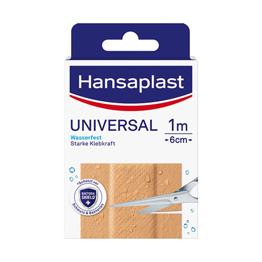 HANSAPLAST Universal Pflaster wasserfest 6 cmx1 m