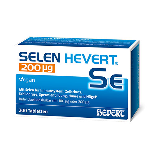 SELEN HEVERT 200 &mu;g Tabletten