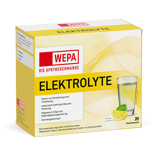 WEPA Elektrolyte Pulver Zitrone