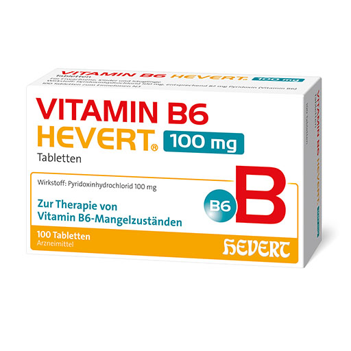 VITAMIN B6 HEVERT 100 mg Tabletten