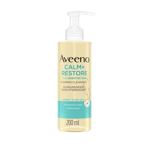 AVEENO Calm+ Restore sch&auml;umender Gesichtsreiniger