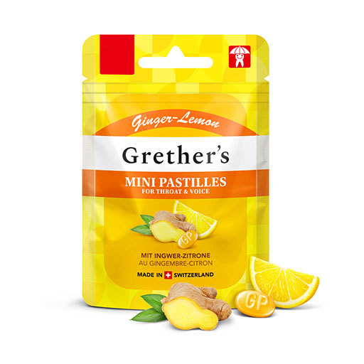 GRETHERS Ginger Lemon zuckerfrei Past.Mini Beutel